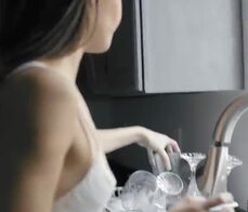 Stepdaughter spanked by stepdad after a late night out