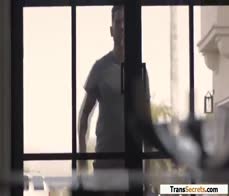 Latina shemale Itzel Saenz anal fucked by exbfs best friend