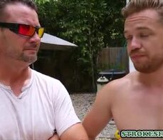 Uncle with a big cock always ready to fuck this teen