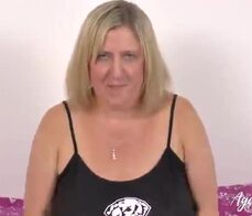 AgedLovE Busty Blonde Mature Interracial Blowjob