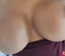 Big booty black babe fucked with her panties still on