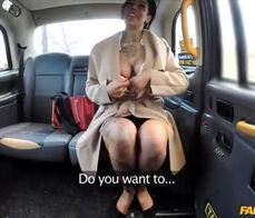 Brunette with bit tits and long legs gets assfucked