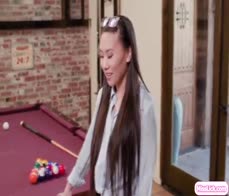 Petite asian babe squirting on lesbian best friends face