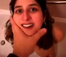 Pee drinking girl - she swallows yellow piss