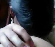 India amteur en mamada con facial