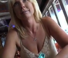  Blonde MILF with big tits