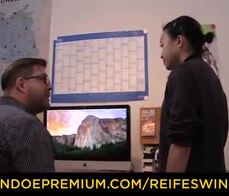 REIFE SWINGER - German threesome in the office with two slutty bitches
