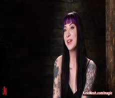 Alt slave Charlotte Sartre engage in intense bondage from The Pope