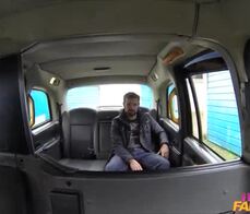 Marine gives a busty female taxi driver a rough fuck