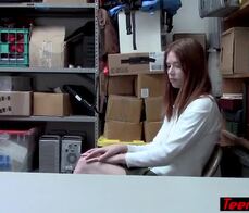 Irish redhead teen shoplifter fucked by a LP officer