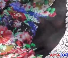 Hairy mature in transparent dress (part 2)