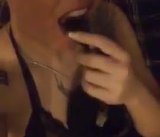 Elegant lingerie for a punk girl 