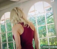 Busty stepmom in sexy lingerie gets fucked like a slut