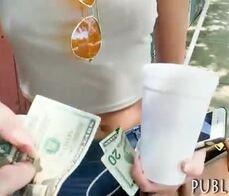 Beautiful Czech slut nailed for money