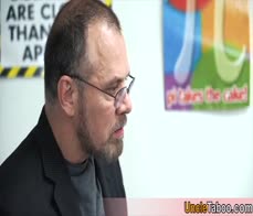 The new school teacher is extra horny today so its time for a special threesome lesson