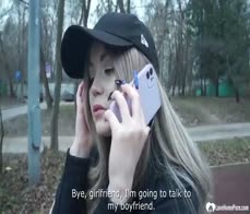 Picked up blonde loves to ride cock