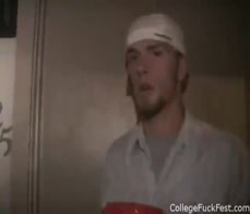 Horny coed teen blonde gets her pussy fucked