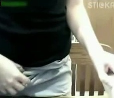 Naughty amateur brunette at the library 