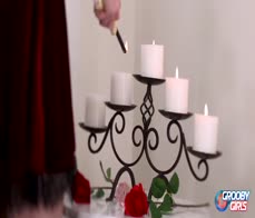 GROOBYGIRLS - Horny Anal masturbation with glass dildo