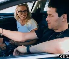 Police officer and criminal DP a busty horny student