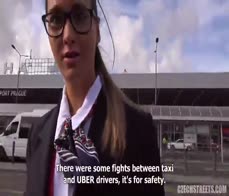 Czech Streets 106 Stewardess Andrea