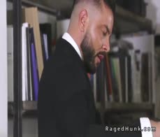 Boss anal fucks three realtors at the meeting