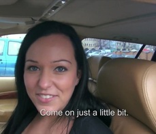 Morena taxista pillada en la parada