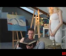 Russian teen blonde gets hard fucked into oblivion