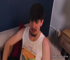 Stepbros gang bang anal fuck gay in the living room