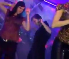 Perfect body and busty at the party