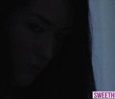 A MILF lesbian licks the pussy of a young blonde teenie