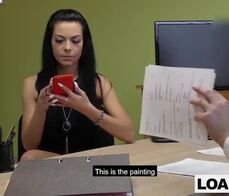 Diligent Russian MILF needs cash fast from a loan agent