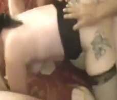 Cuckold gangbang  part 1