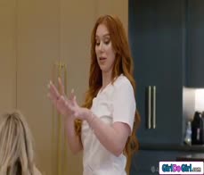 My busty masseuse gf cant keep her hands off of me and licks