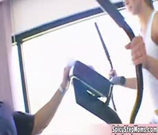 Pops had a new wifey and she is a teenie This gold digger slut will have my cock in her tiny pussy