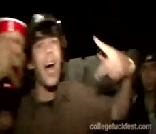 College whore doggystyled at frat party