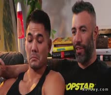 After interview Colton Reece anal fucks hairy ass Cole Connor