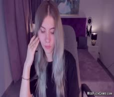 Tattooed busty Ukrainian amateur teen SimaDark flashes her shaved pussy