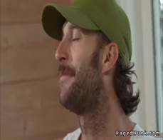 Muscle roommates rim and anal fuck in the beach house