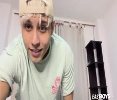 Sucking your nipples and jerking off a big Latin cock