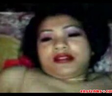 Asian bbw whore smoke while she get fuck