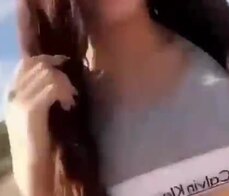 Hot girl gives bj outside