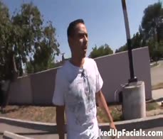 Pussy fuck and facial fetish slut