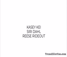 Husband sharing wife with shemale in anal threesome action