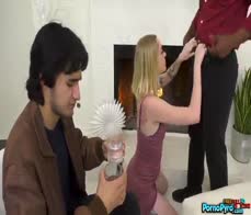 Marilyn Johnson Humiliates Her Nice Hubby With A Big Black Cock