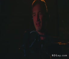 Podcaster meets and anal fucks fan on the sofa