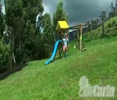 Cute carla goes naked at the playground