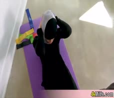 Cute blonde Destiny married to a sheik and this is her first blowjob and quickie fuck