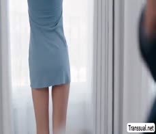 Stress shemale gets analed by boss to feel relieve