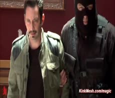 Promiscuous redhead owner of a prominent bank Penny Pax fucked in bondage